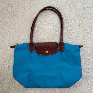 Longchamp LE PLIAGE Small Shoulder Tote Bag in Cornflower